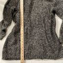 kim rogers  heather charcoal grey crocheted sweater over jacket Photo 6