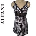 Alfani  Black & White Print Embellished Sleeveless Top 10 Photo 6