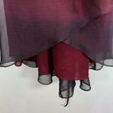 Kay Unger NEW  New York Burgundy to Deep Purple Ombré Sleeveless Wrap Dress Sz 10 Photo 7