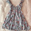 Altar'd State Altar’d State Blue And Pink Lane Floral Mini Dress Size Small Photo 0