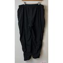 Reebok Vintage Windbreaker  Pants Black XL Extra Large Athletic Running Tracksuit Photo 2