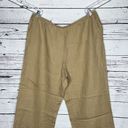 J.Jill  Love Linen Women’s NWT Size 2X Wheat Tan 100% Linen Pull-On Pants Photo 1