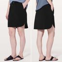 Lululemon NWT  On The Fly Skirt Black Travel Quick Dry Mini Skirt Size 4 | XS NEW Photo 13