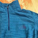 The North Face  Polartec Blue Thermal Quarter Zip Pullover Women’s Small Photo 1