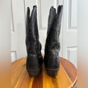 Ariat  Deertan Heritage scalloped shaft black leather boots size 11B Photo 2