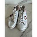 G by Guess  Red White Leather Sneakers Sz 8.5 Photo 1