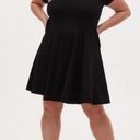 Torrid black skater style flute dress 0/14/16 Photo 0