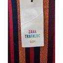 ZARA  Trafaluc Women's Multicolor Striped Polyester Wrap Knee Length Skirt Size S Photo 6