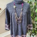 Dress Barn  Women Gray Acrylic Turtle Neck Long Sleeve Pullover Sweater Size 18/20 Photo 1