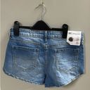 BP  Nordstrom Denim Shorts Stretch High Rise Lt. Blue Wash sz 28 NWT NEW Photo 2