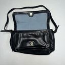 Liz Claiborne  Shoulder Bag Purse Handbag Black White Stitching Womens Ladies Photo 1