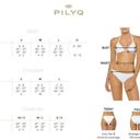 PilyQ  navy nautica lace teeny bikini set. M-teeny. New. Photo 13