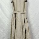 Talbots  Linen Lapel Collar Double Breasted Belted Size 6 Dress Photo 12