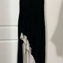 Halston Heritage Halston Black Flounce Gown Size 8 US $445 Photo 1