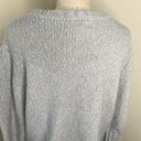 Popsugar Blue Marled Chunky Knit Sweater Photo 9