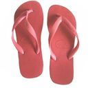 Havaianas Top  𓆉 Flip Flop Sandals 𓆉 Brazilian Beach Sandals 𓆉 Solid Pink Photo 0