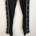 The Kooples  SPORT Women's Black Sweet Fleece Snap Jogger Sweat Pants Size Small Photo 8