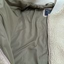 Abercrombie & Fitch  Teddy Sherpa Zip Jacket in Beige Size Medium Photo 5