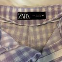 ZARA Plaid High Waisted Shorts Photo 3