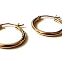 Tehrani Jewelry 14K real gold Hoop Earrings | Hoop earrings | 2 mm thickness | 20 mm Diameter | Photo 6