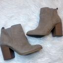 EXPRESS Taupe Suede Booties Photo 0