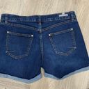 LC Lauren Conrad  Stretch Denim Cuffed Shorts Size 4 Photo 2