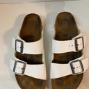 Birkenstock Arizona White Leather Sandals Size US 9 EU 40 Photo 6