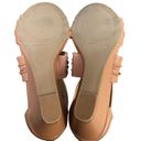 Comfortview  Nell Womens Shoes Size 8.5WW Brown Back Zipper Open Toe Ankle Straps Photo 5