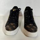 Guess  GW Flowurs Wedge Sneakers in Brown and Metallic Gold Multi 8.5M Photo 4