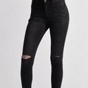 One Teaspoon One x  Freebird II Distressed Black Skinny Jeans Women's 25 Photo 0