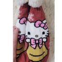 Sanrio  Hello Kitty Faux Fur Cozy Warmers Socks with gripper NWT Photo 2