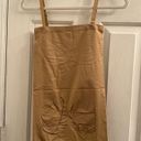 Size XL extra large nude beige neutral full support tank slip shapewear dress Tan Photo 3