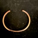 MantraBand  Gold skinny cuff bracelet Breathe NWOT Photo 3