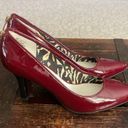 Anne Klein  Red Patent Leather High Heels 3.5" with Zipper Size 9 Photo 3