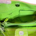 Tommy Hilfiger  Handbag Women Small Pink Canvas Green Croc Purse Shoulder Bag Photo 5