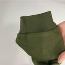 Naked Wardrobe NWOT  Olive Green Cropped Hoodie Size LARGE Photo 7