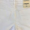 L'Agence NEW L’Agence Nadia High Rise Cropped Straight Blanc White Capri Jeans Size 27/2 Photo 13