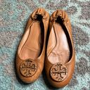 Tory Burch shoes flats tan brown leather size 8 Photo 1