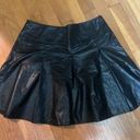 SheIn  pleather leather style flair skirt - sz M Photo 0