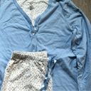 Croft & Barrow  Pajama Blue Polkadotted Sleepwear Set Photo 1