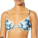 Rip Curl Blue and white patterned tie dye bikini top never worn Photo 0