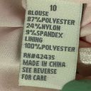 Dress Barn Collection Sleeveless Button Down Blouse Crystal Buttons Pink 10 Photo 10