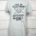 Tultex Funny Atomic Ion Electricity Science T-Shirt Women’s Size XL Photo 1