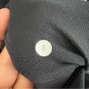 Lululemon  Var-City Bomber Jacket Black Silver-Gray Front Zip 8 Photo 8