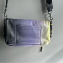 Aimee Kestenberg  Crossbody Leather Bag Ombré Purple, Yellow and Gray Photo 4