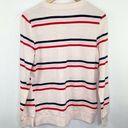 Popsugar  Triple Stripe Crewneck Long Sleeve Sweater Women's Size Small S Photo 7