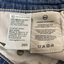 AG Adriano Goldschmied  Hailey Roll Up Ex Boyfriend Denim Short Size 26 Photo 8