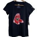 47 Brand Red Sox shirt‎ tee foundation camo 100% cotton baseball womens NWT small Photo 7