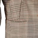 Mango MNG by  Pink Plaid Classic One Button Collared Career Blazer Women Sz 4 Photo 2