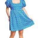 Rhode For Target NWOT Rhode x Target Blue Women's Eyelet Mini Dress Size XL Photo 0